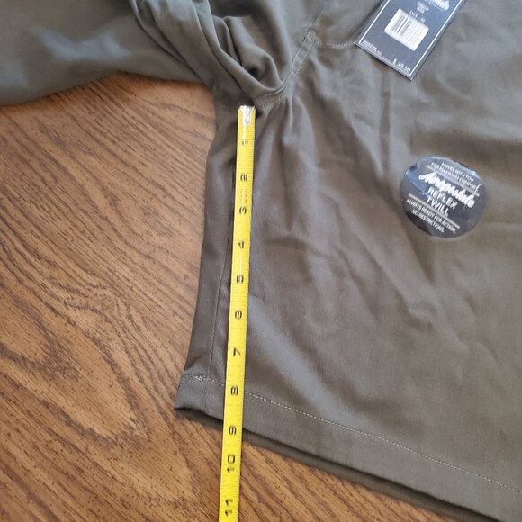 BNWT Aeropostale Reflex Twill Men's Olive Shorts Sz 36 - Picture 10 of 10